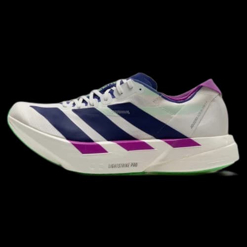 adidas Adizero Adios Pro 4 White Purple Lime Burst