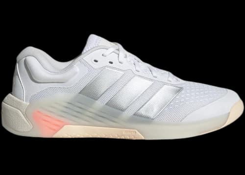 adidas Dropset 4 Power White Silver Metallic Lucid Orange (Women's)
