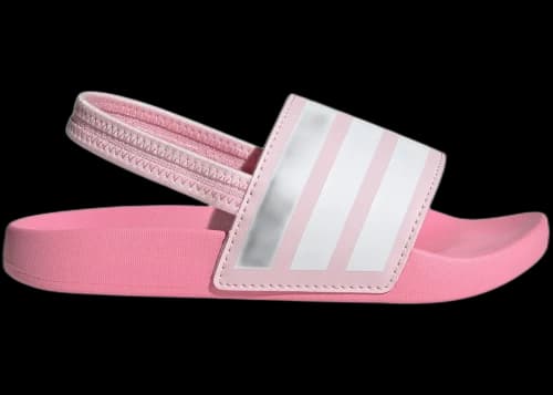adidas Adilette Estrap Slides Clear Pink Cloud White Bliss Pink (PS)