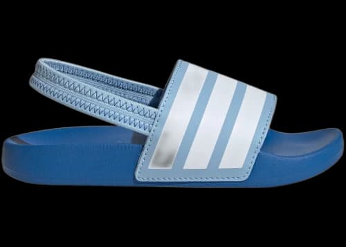 adidas Adilette Estrap Slides Clear Sky Cloud White Bright Royal (PS)