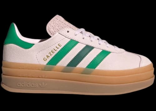 adidas Gazelle Bold Almost Pink Court Green Gold Metallic (GS)