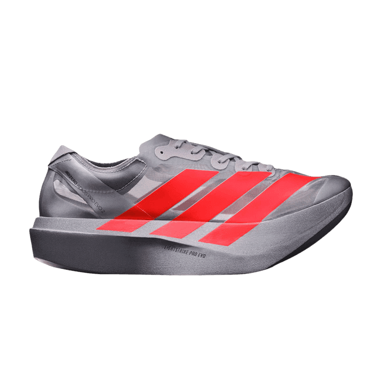 adidas Adizero Adios Pro Evo 2 Silver Metallic Lucid Red