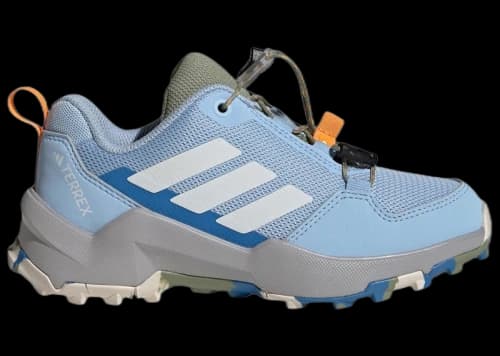 adidas Terrex AX4S Speed Lacing Glow Blue Chalk White Grey (GS)