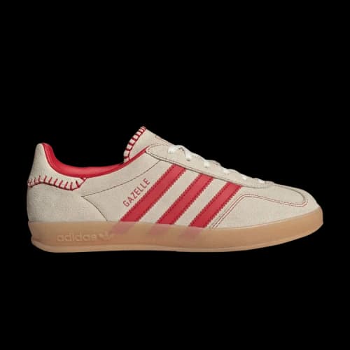 adidas Gazelle Indoor Beige Better Scarlet (Women's)