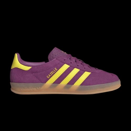 adidas Gazelle Indoor Rich Mauve Bright Yellow (Women's)