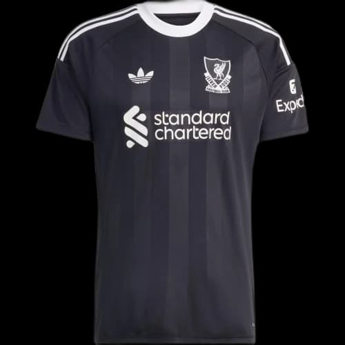 adidas Liverpool FC 25/26 Third Goalkeeper Jersey Black