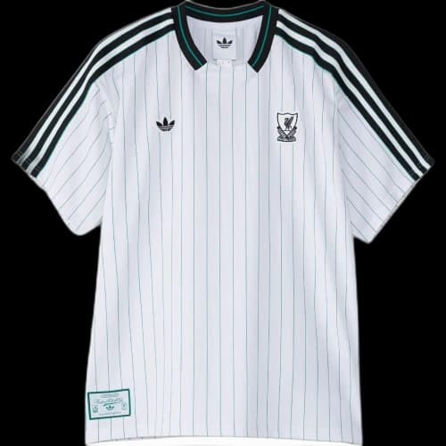 adidas Liverpool FC Terrace Icons Jersey White Sea Green