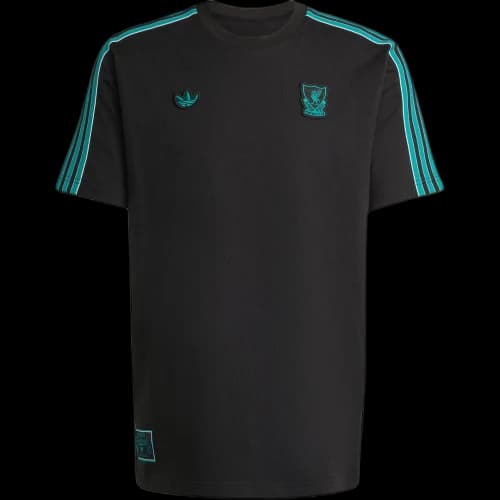 adidas Liverpool FC Terrace Icons Tee Black