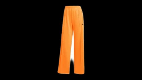 adidas Women's Adicolor Classic Firebird Loose Track Tracksuit Bottoms Flash Orange/Black