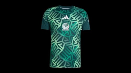 adidas Mexico 26 Home Pre Match Jersey Aurora Ivy