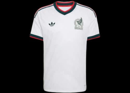 adidas Mexico 26 Away Authentic Jersey White