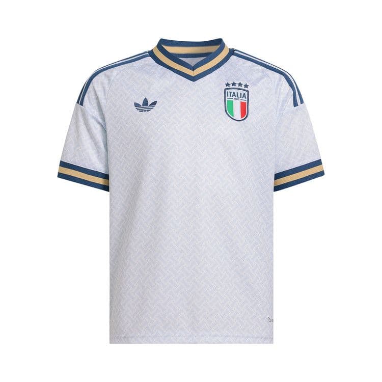 adidas Kids Italy 26 Away Jersey Aeroblue