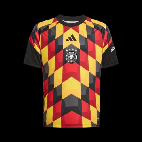 (GS) adidas Germany 26 Home Pre Match Jersey Asia Sizing 'Black Team Yellow'