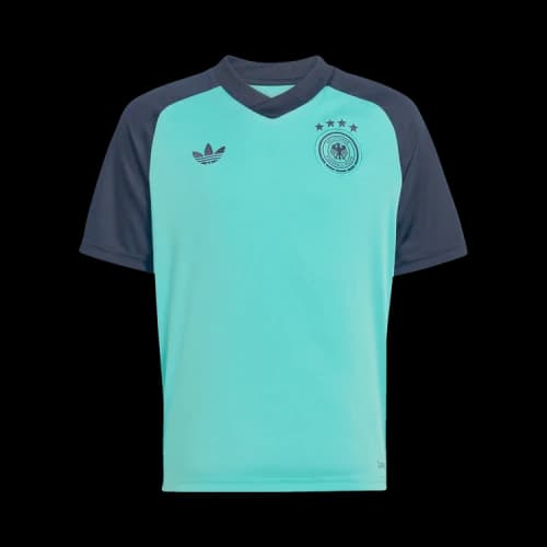 adidas Kids Germany 26 Away Pre Match Jersey Flash Aqua