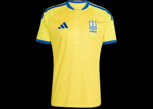 adidas Ukraine 2026 Home Jersey Bright Yellow