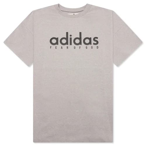 adidas Fear Of God Athletics Quickdry Jersey S/S Tee Medium Grey Heather