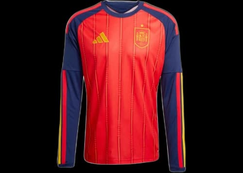 adidas Spain 2026 Home Long Sleeve Jersey