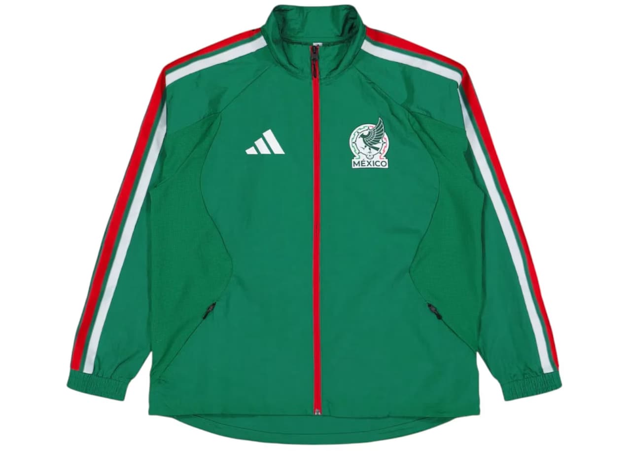 adidas Mexico Home Anthem Jacket Bold Green
