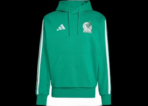 adidas Mexico DNA Fleece Hoodie Bold Green