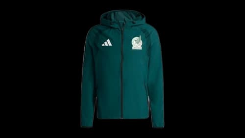 adidas Mexico Tiro Travel Full Zip Windbreaker Aurora Ivy