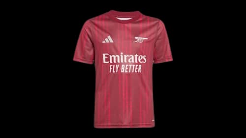 adidas Kids Arsenal FC 26 Pre-Match Jersey Team Collegiate Burgundy/Pure Ruby