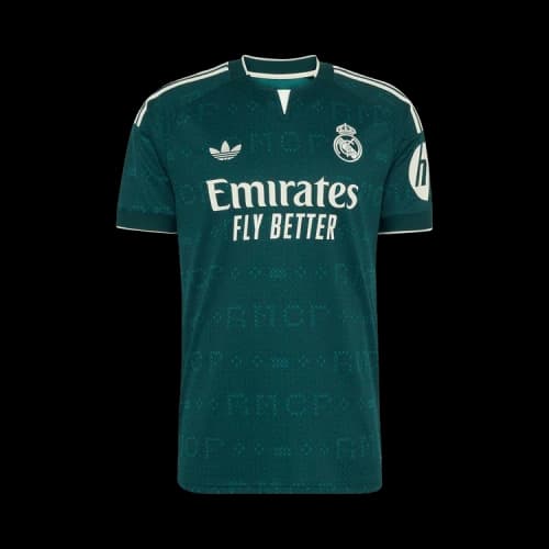adidas Real Madrid 26/27 Away Authentic Jersey 'Aurora Ivy'