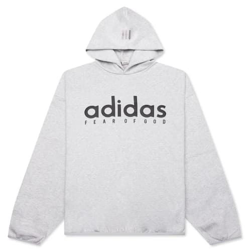 adidas Fear Of God Athletics Cotton Fleece Hoodie Medium Grey Heather