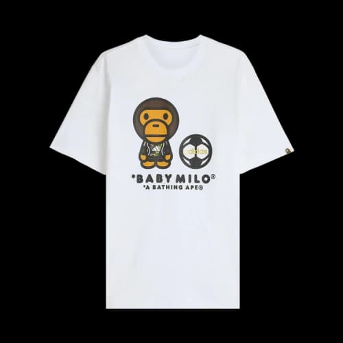adidas x BAPE SSL Milo Tee White