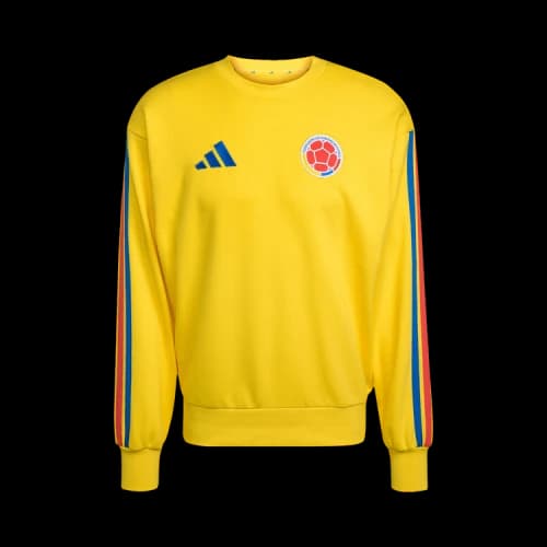 adidas Colombia DNA Crew Sweatshirt Impact Yellow