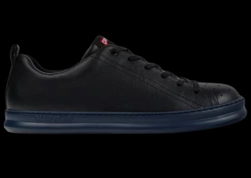 Camper Runner Sneaker Black Navy Calfskin