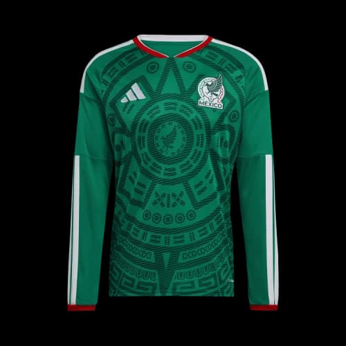 adidas Mexico 2026 Home Long Sleeve Jersey