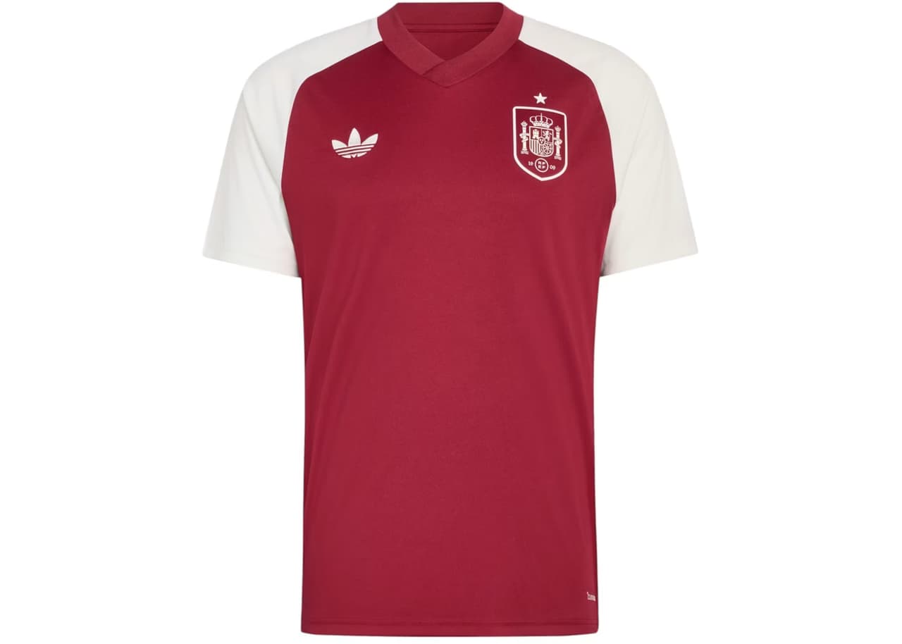 adidas Spain 26 Away Pre Match Jersey Team Collegiate Burgundy