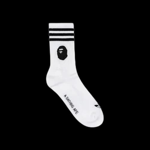adidas x BAPE Football Socks White