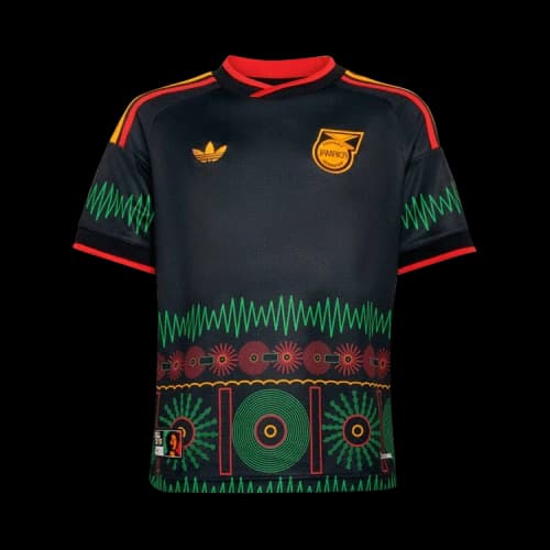 adidas Jamaica 2026 Bob Marley Away Kid Jersey Black