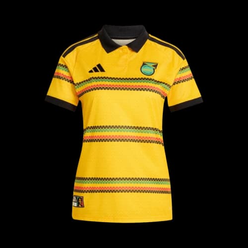 adidas Women's Jamaica 2026 Bob Marley Home Jersey Bold Gold