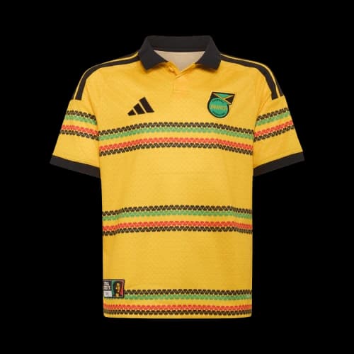 adidas Jamaica 2026 Bob Marley Home Jersey Bold Gold