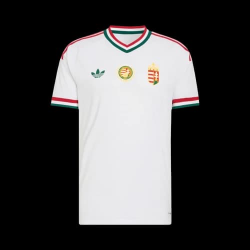 adidas Hungary 26 Away Authentic Jersey White