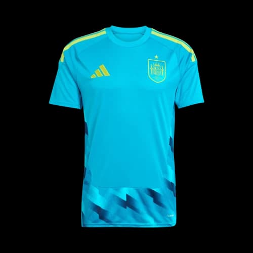 adidas Spain 2026 Home Goalkeeper Jersey Bold Aqua