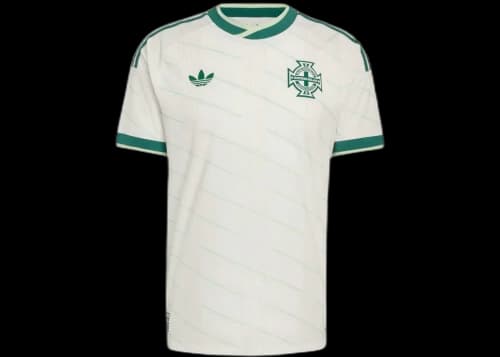 adidas Northern Ireland 26 Away Authentic Jersey Cloud White/Tech Forest