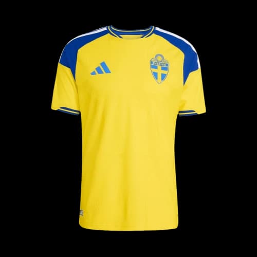 adidas Sweden 2026 Home Authentic Jersey Yellow