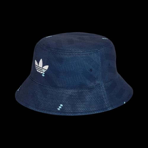 adidas Germany 26 Bucket Hat Collegiate Navy/Flash Aqua/White