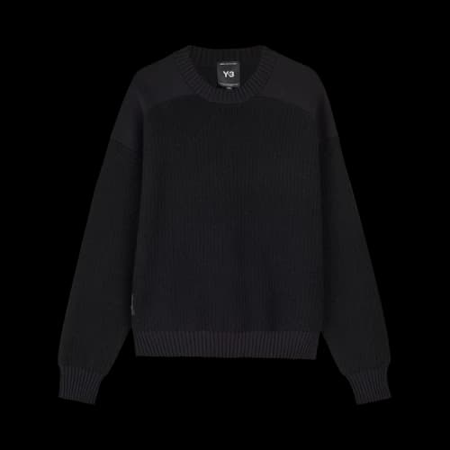 adidas Y-3 UT Knit Crew Sweater Black