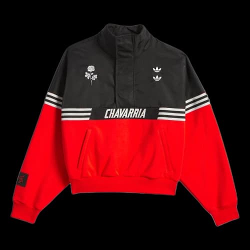 adidas x Willy Chavarria Gomez Pullover Jacket Black/Red