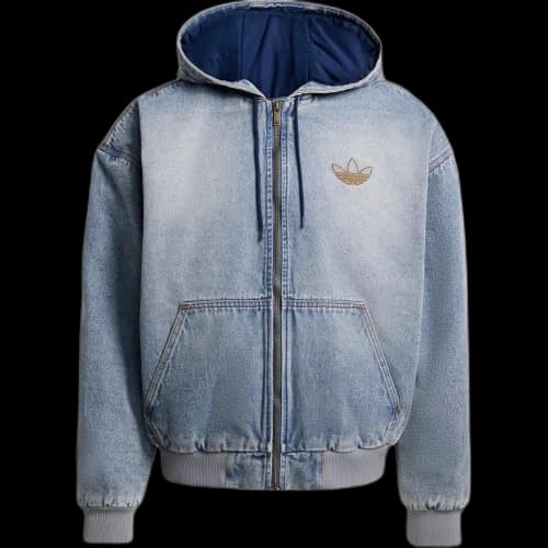 adidas Denim Padded Jacket (Asia Sizing) Denim