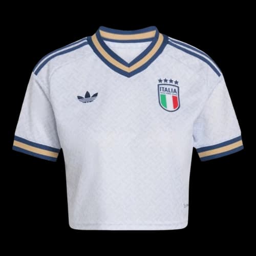 adidas Italy 26 Away Cropped Jersey 'Aeroblue' (Women's)