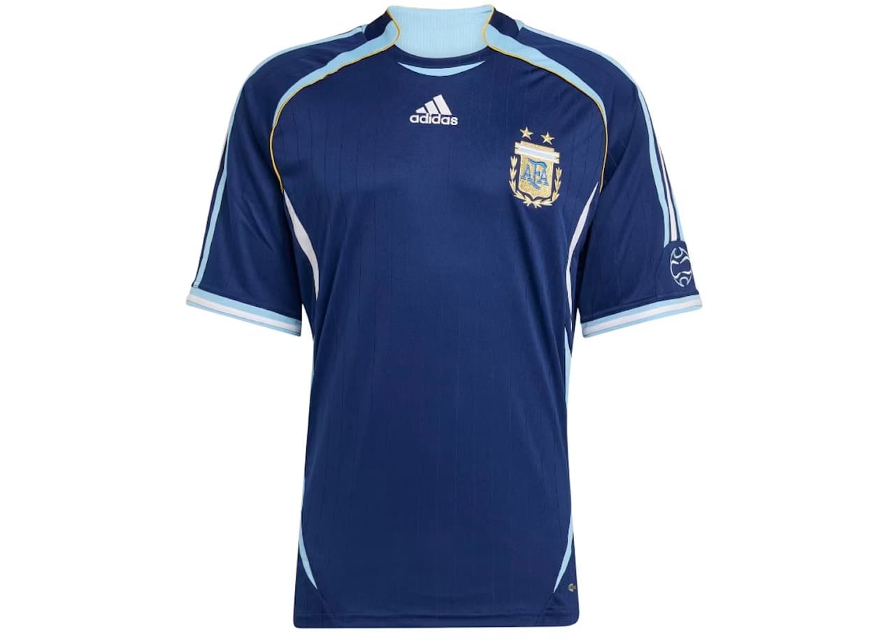 adidas Argentina Away 2006 Jersey Dark Blue