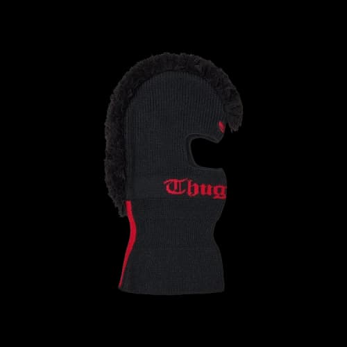 adidas x Thug Club Fringed Balaclava Black
