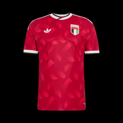 adidas United Arab Emirates 26 Away Authentic Jersey Team Collegiate Red