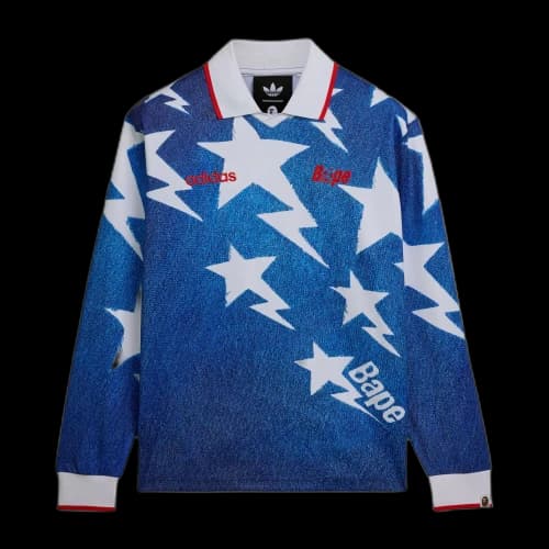 adidas x BAPE LSL Star Jersey Blue