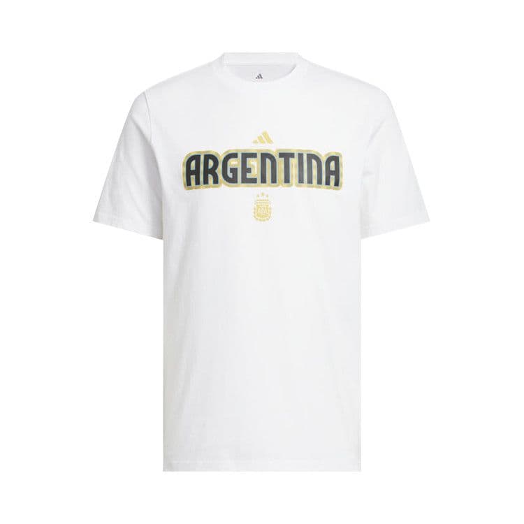 adidas World Cup 2026 Argentina Home Graphic Tee White